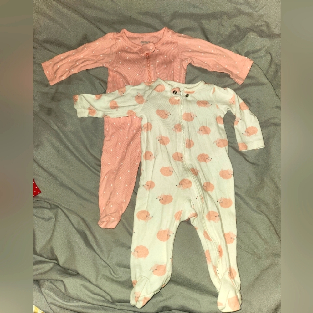 Carter's Baby 2-pack 2-way Zip Sleep & Play 6mo